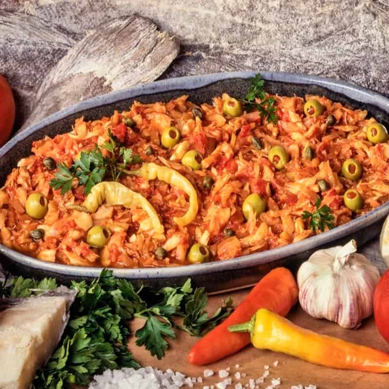 bacalao a la vizcaina